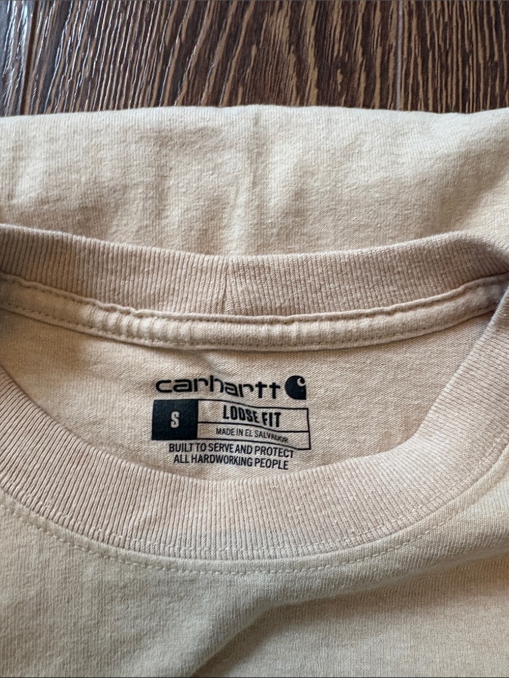 Carhartt Short Sleeve Pocket Tee in Light Beige - Picture 10 of 10